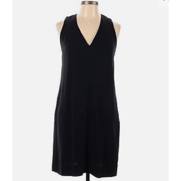 BANANA REPUBLIC T-STRAP BACK SLEEVELESS DRESS 10 PETITE - Picture 1 of 8